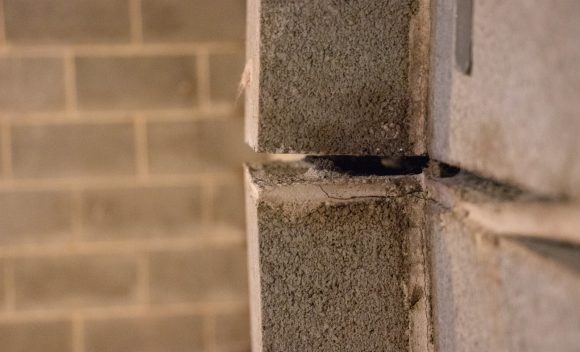 Bad bowing wall gap in bricks scaled 1 Bad bowing wall gap in bricks scaled 1